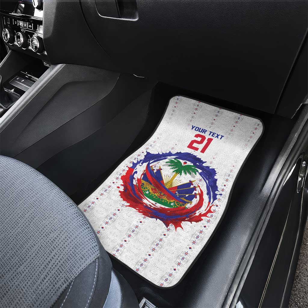 Custom Haiti Grenadye Alaso Car Mats White Nou Retounen Anko 1974-2026 - Wonder Print Shop