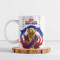 Custom Haiti Grenadye Alaso Ceramic Mug White Nou Retounen Anko 1974-2026 - Wonder Print Shop