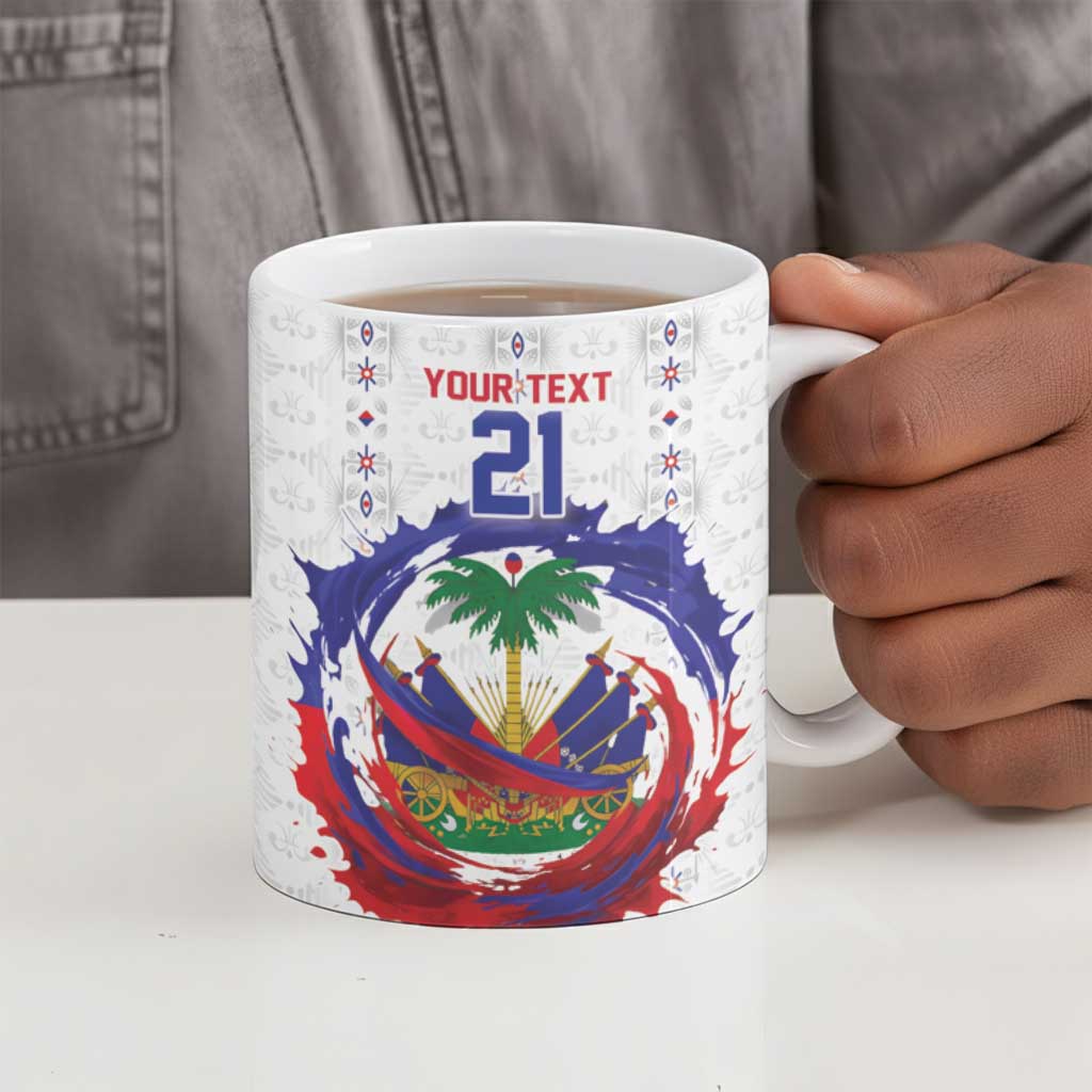 Custom Haiti Grenadye Alaso Ceramic Mug White Nou Retounen Anko 1974-2026 - Wonder Print Shop