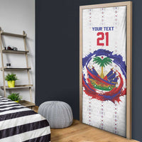 Custom Haiti Grenadye Alaso Door Cover White Nou Retounen Anko 1974-2026 - Wonder Print Shop