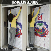 Custom Haiti Grenadye Alaso Door Cover White Nou Retounen Anko 1974-2026 - Wonder Print Shop