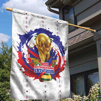 Haiti Grenadye Alaso Garden Flag White Nou Retounen Anko 1974-2026 - Wonder Print Shop