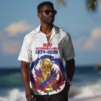 Custom Haiti Grenadye Alaso Hawaiian Shirt White Nou Retounen Anko 1974-2026 - Wonder Print Shop