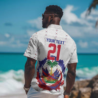 Custom Haiti Grenadye Alaso Hawaiian Shirt White Nou Retounen Anko 1974-2026 - Wonder Print Shop