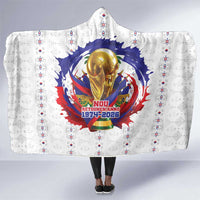 Haiti Grenadye Alaso Hooded Blanket White Nou Retounen Anko 1974-2026 - Wonder Print Shop