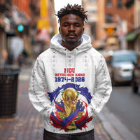 Custom Haiti Grenadye Alaso Hoodie White Nou Retounen Anko 1974-2026 - Wonder Print Shop