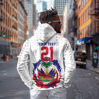 Custom Haiti Grenadye Alaso Hoodie White Nou Retounen Anko 1974-2026 - Wonder Print Shop