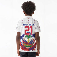 Custom Haiti Grenadye Alaso Kid Polo Shirt White Nou Retounen Anko 1974-2026 - Wonder Print Shop