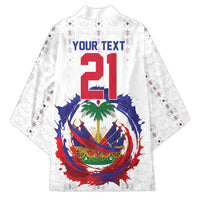 Custom Haiti Grenadye Alaso Kimono White Nou Retounen Anko 1974-2026 - Wonder Print Shop
