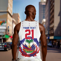 Custom Haiti Grenadye Alaso Men Tank Top White Nou Retounen Anko 1974-2026 - Wonder Print Shop