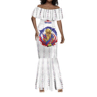 Custom Haiti Grenadye Alaso Mermaid Dress White Nou Retounen Anko 1974-2026 - Wonder Print Shop