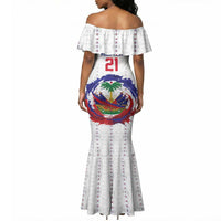 Custom Haiti Grenadye Alaso Mermaid Dress White Nou Retounen Anko 1974-2026 - Wonder Print Shop