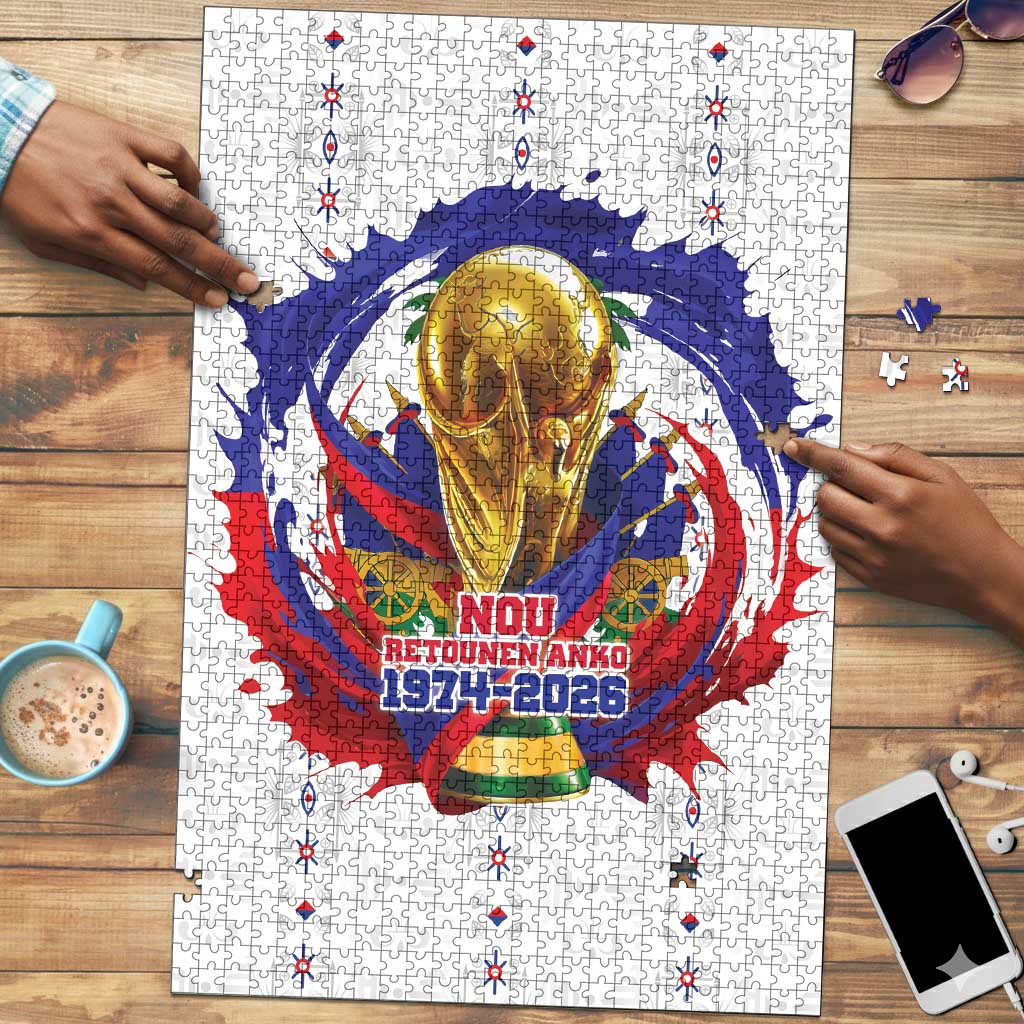 Haiti Grenadye Alaso Puzzle White Nou Retounen Anko 1974-2026 - Wonder Print Shop