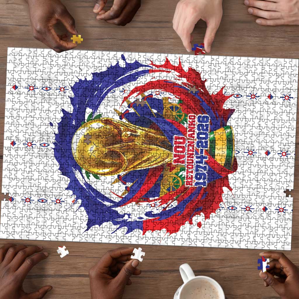 Haiti Grenadye Alaso Puzzle White Nou Retounen Anko 1974-2026 - Wonder Print Shop
