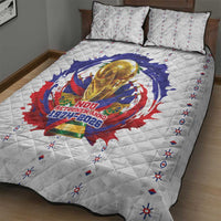 Haiti Grenadye Alaso Quilt Bed Set White Nou Retounen Anko 1974-2026 - Wonder Print Shop