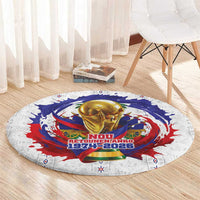 Haiti Grenadye Alaso Round Carpet White Nou Retounen Anko 1974-2026 - Wonder Print Shop