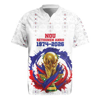 Custom Haiti Grenadye Alaso Rugby Jersey White Nou Retounen Anko 1974-2026 - Wonder Print Shop
