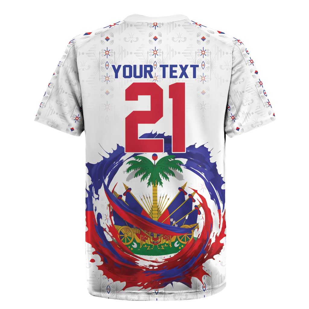 Custom Haiti Grenadye Alaso Rugby Jersey White Nou Retounen Anko 1974-2026 - Wonder Print Shop