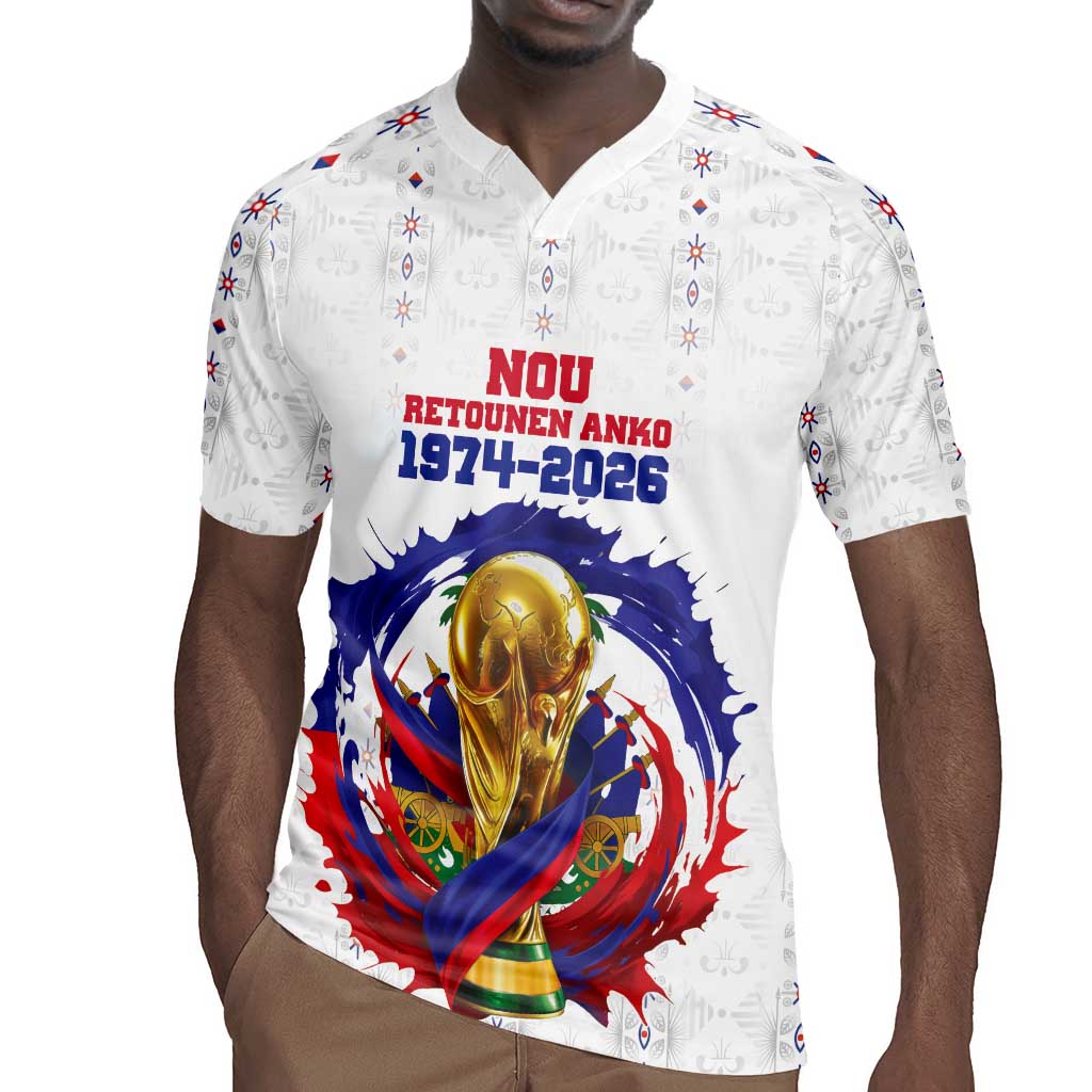 Custom Haiti Grenadye Alaso Rugby Jersey White Nou Retounen Anko 1974-2026 - Wonder Print Shop