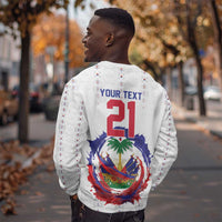 Custom Haiti Grenadye Alaso Sweatshirt White Nou Retounen Anko 1974-2026 - Wonder Print Shop