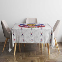 Haiti Grenadye Alaso Tablecloth White Nou Retounen Anko 1974-2026 - Wonder Print Shop