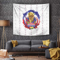 Haiti Grenadye Alaso Tapestry White Nou Retounen Anko 1974-2026 - Wonder Print Shop