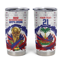 Custom Haiti Grenadye Alaso Tumbler Cup White Nou Retounen Anko 1974-2026 - Wonder Print Shop