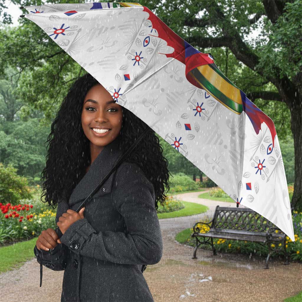 Haiti Grenadye Alaso Umbrella White Nou Retounen Anko 1974-2026 - Wonder Print Shop