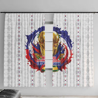 Haiti Grenadye Alaso Window Curtain White Nou Retounen Anko 1974-2026 - Wonder Print Shop