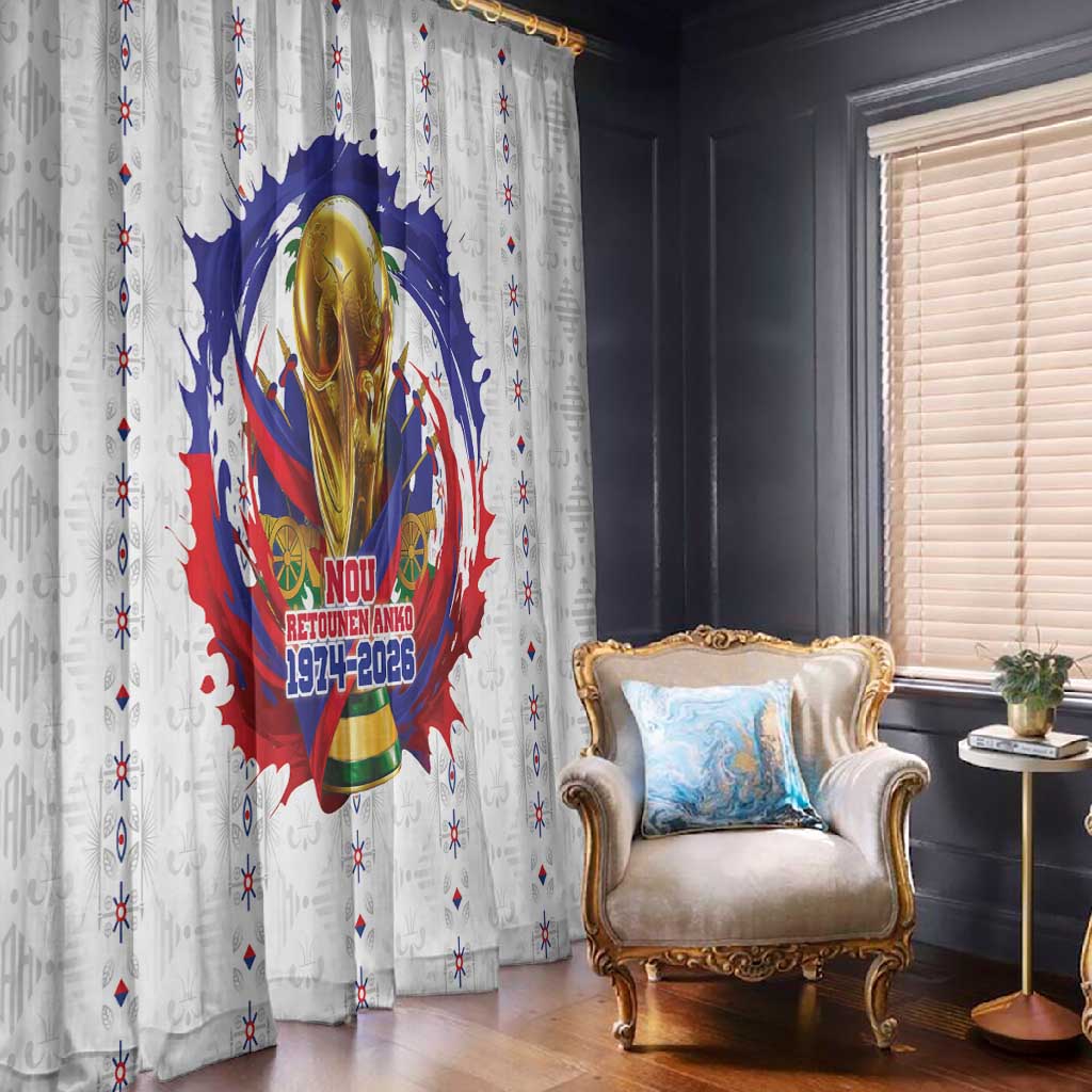 Haiti Grenadye Alaso Window Curtain White Nou Retounen Anko 1974-2026 - Wonder Print Shop