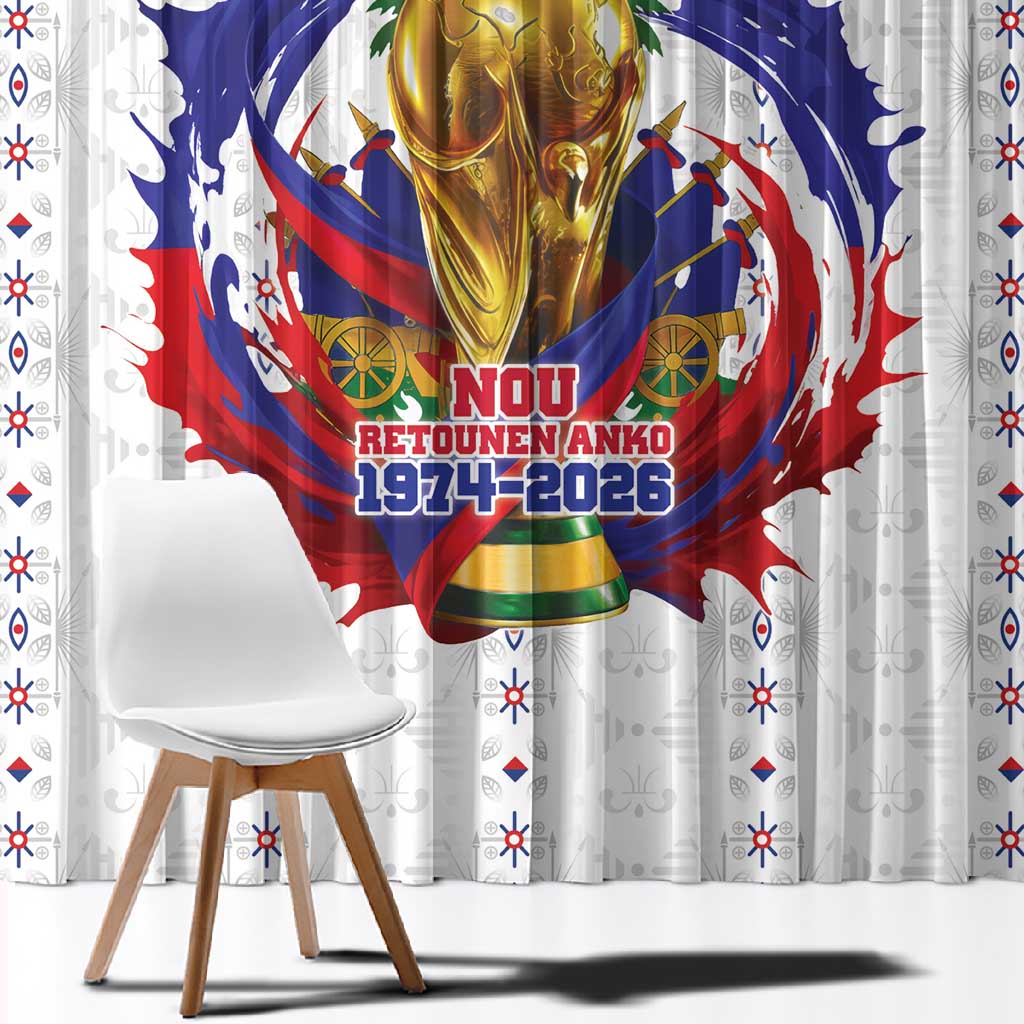 Haiti Grenadye Alaso Window Curtain White Nou Retounen Anko 1974-2026 - Wonder Print Shop