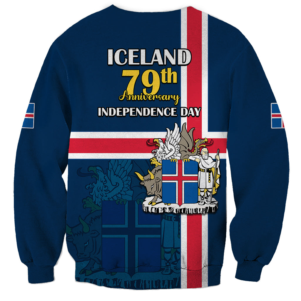 Iceland Sweatshirt Icelandic National Day - Wonder Print Shop