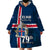 Iceland Wearable Blanket Hoodie Icelandic National Day - Wonder Print Shop