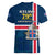 Iceland Women V Neck T Shirt Icelandic National Day - Wonder Print Shop