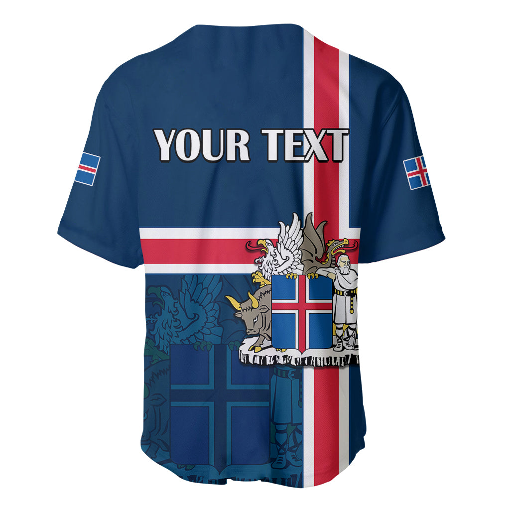 Custom Iceland Baseball Jersey Icelandic National Day LT9 - Wonder Print Shop