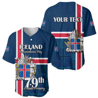 Custom Iceland Baseball Jersey Icelandic National Day LT9 - Wonder Print Shop