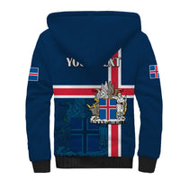 Custom Iceland Sherpa Hoodie Icelandic National Day - Wonder Print Shop