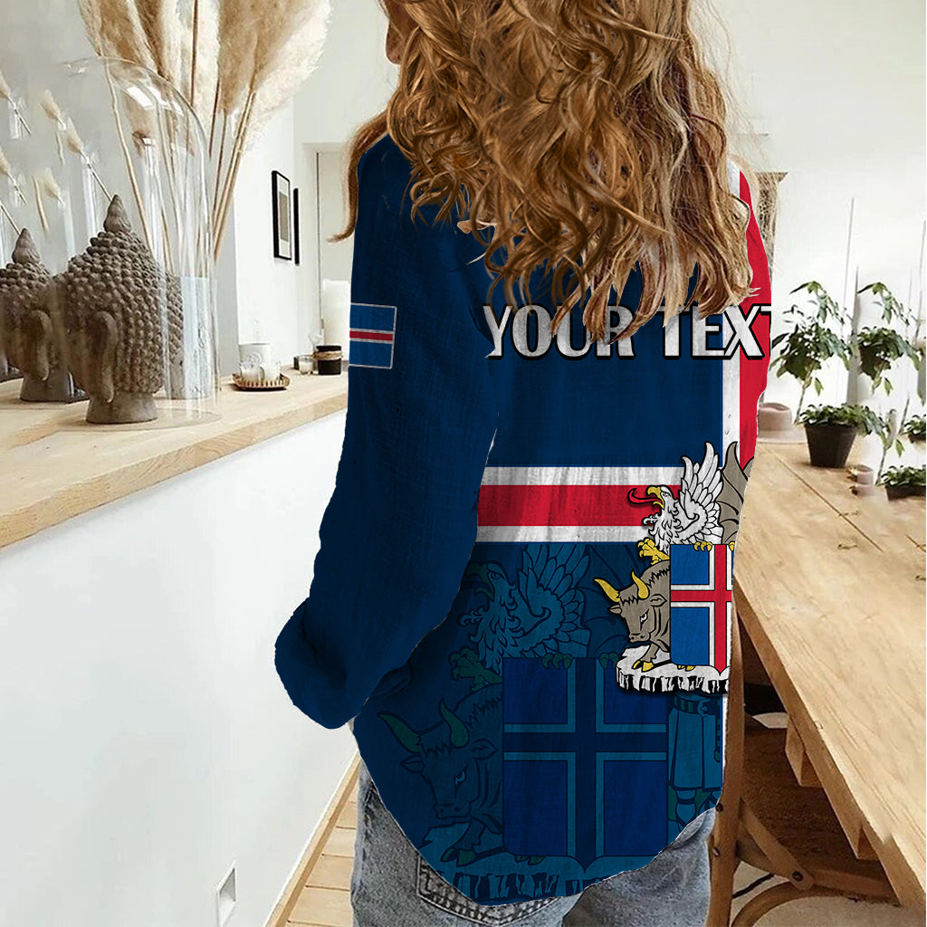 Custom Iceland Women Casual Shirt Icelandic National Day - Wonder Print Shop
