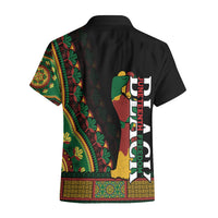Jundteenth Hawaiian Shirt Black Jundteenth Freedom Africa Pattern - Wonder Print Shop