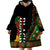 Jundteenth Wearable Blanket Hoodie Black Jundteenth Freedom Africa Pattern - Wonder Print Shop