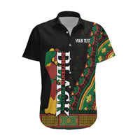 Custom Jundteenth Hawaiian Shirt Black Jundteenth Freedom Africa Pattern - Wonder Print Shop
