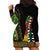 Custom Jundteenth Hoodie Dress Black Jundteenth Freedom Africa Pattern - Wonder Print Shop