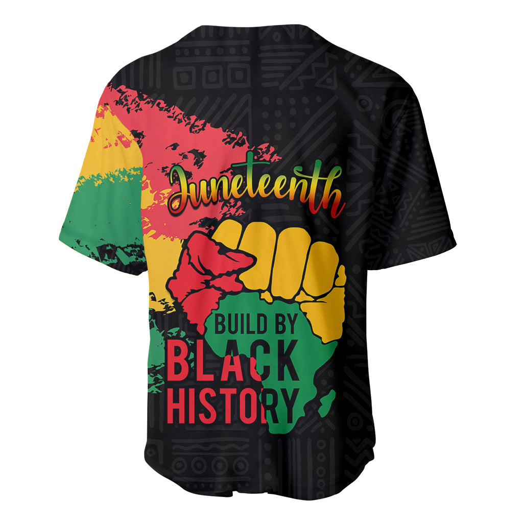 Juneteenth Baseball Jersey Black Independence Day Black History LT9 - Wonder Print Shop