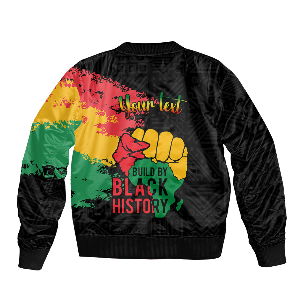 Custom Juneteenth Bomber Jacket Black Independence Day Black History LT9 - Wonder Print Shop