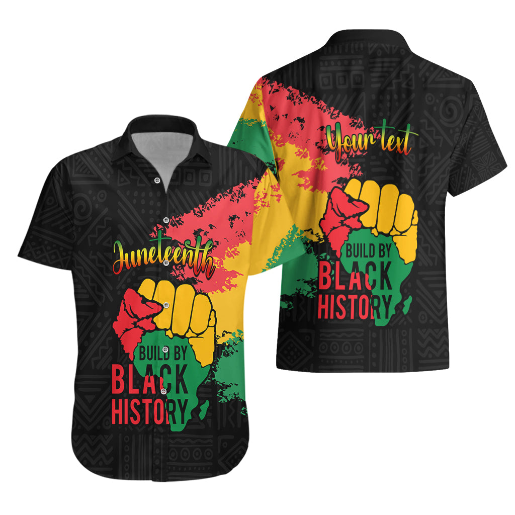 Custom Juneteenth Hawaiian Shirt Black Independence Day Black History - Wonder Print Shop