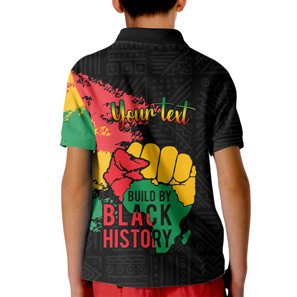 Custom Juneteenth Kid Polo Shirt Black Independence Day Black History - Wonder Print Shop