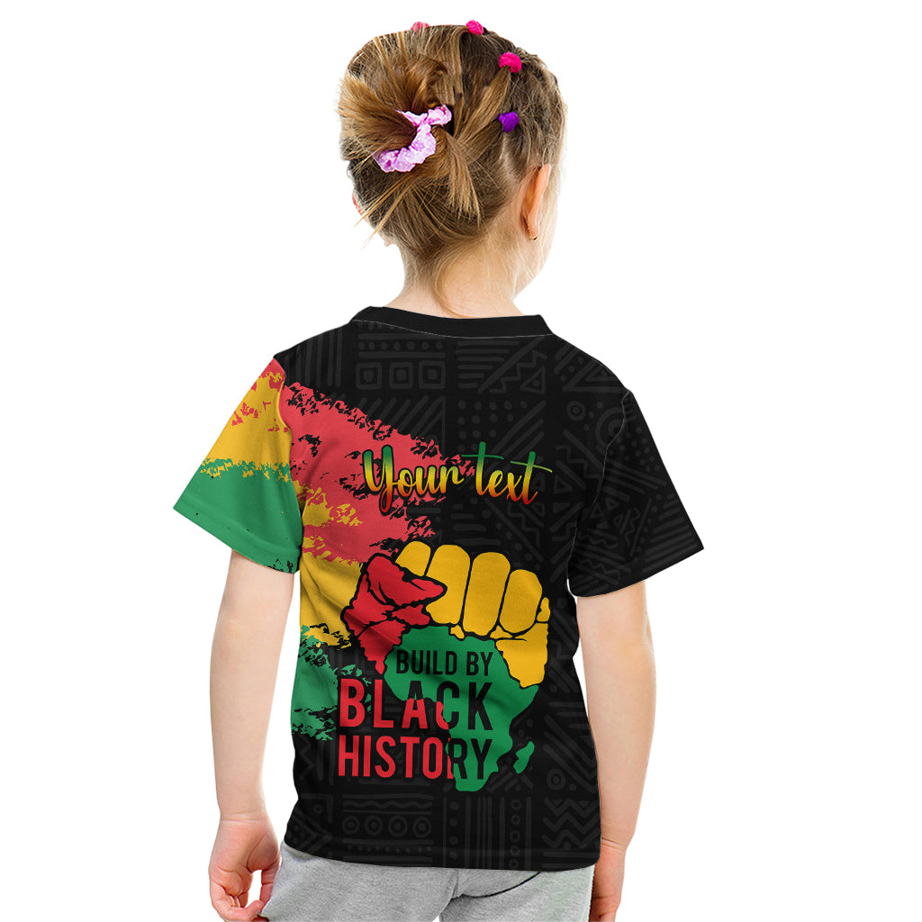 Custom Juneteenth Kid T Shirt Black Independence Day Black History - Wonder Print Shop