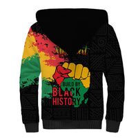 Custom Juneteenth Sherpa Hoodie Black Independence Day Black History - Wonder Print Shop