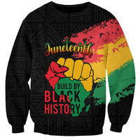 Custom Juneteenth Sweatshirt Black Independence Day Black History - Wonder Print Shop