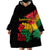 Custom Juneteenth Wearable Blanket Hoodie Black Independence Day Black History - Wonder Print Shop